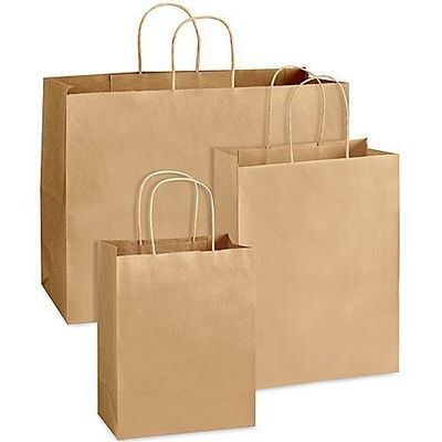 बायोडिग्रेडेबल पुनर्नवीनीकरण उच्च गुणवत्ता वाले हैंडल क्राफ्ट ब्राउन पेपर बैग