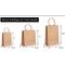 शॉपिंग पैकिंग के लिए यूवी कोटिंग रीसाइक्टेबल 125 ग्राम क्राफ्ट पेपर बैग