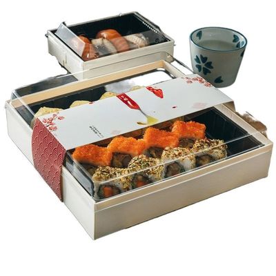 Takeout Disposable Sushi Box Japanese Lunch Sushi Boxes Paper Packaging