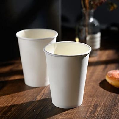 सिंगल वॉल हॉट ड्रिंक डिस्पोजेबल पेपर कप मुद्रित बायोडिग्रेडेबल 12oz
