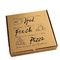 नालीदार कागज पिज्जा पैकिंग बॉक्स पुन: प्रयोज्य कस्टम डिजाइन 16in